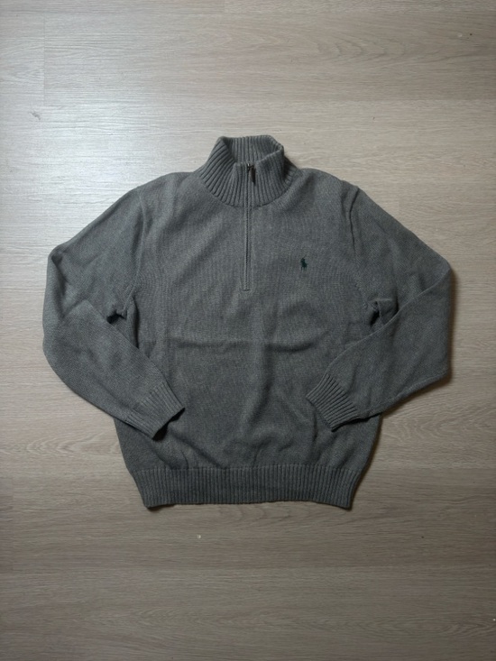 Ralph Lauren Other - Ralph Lauren Men's Gray Quarter-Zip Mock Neck Sweater
